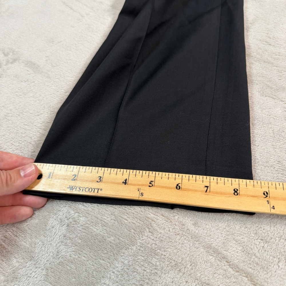 NEW Indochino Mens 38x30 Black Wool Flat Front Straight Leg Dress Pants SOHO 25 - Picture 13 of 14
